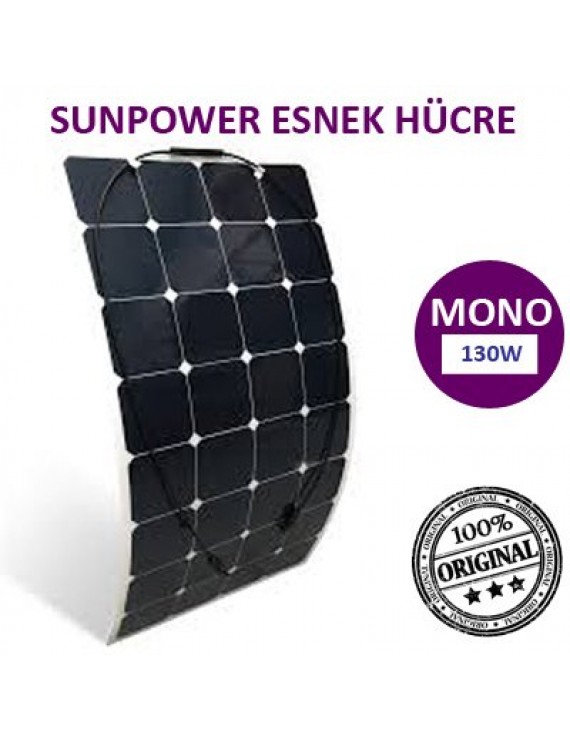 130w Monokrystal Flexeble Solar Panel