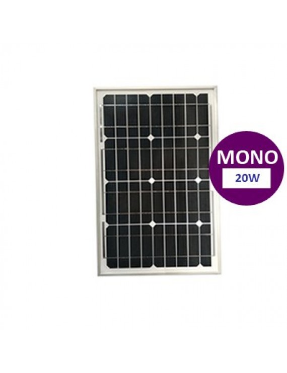 20w Monokrystal Solar Panel